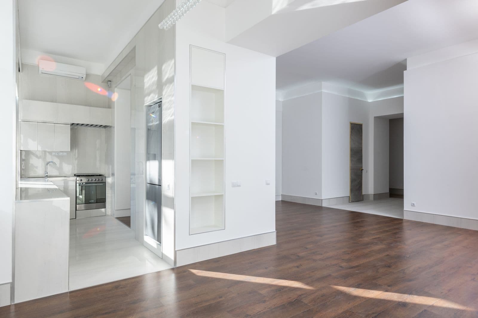 Cocina abierta al living