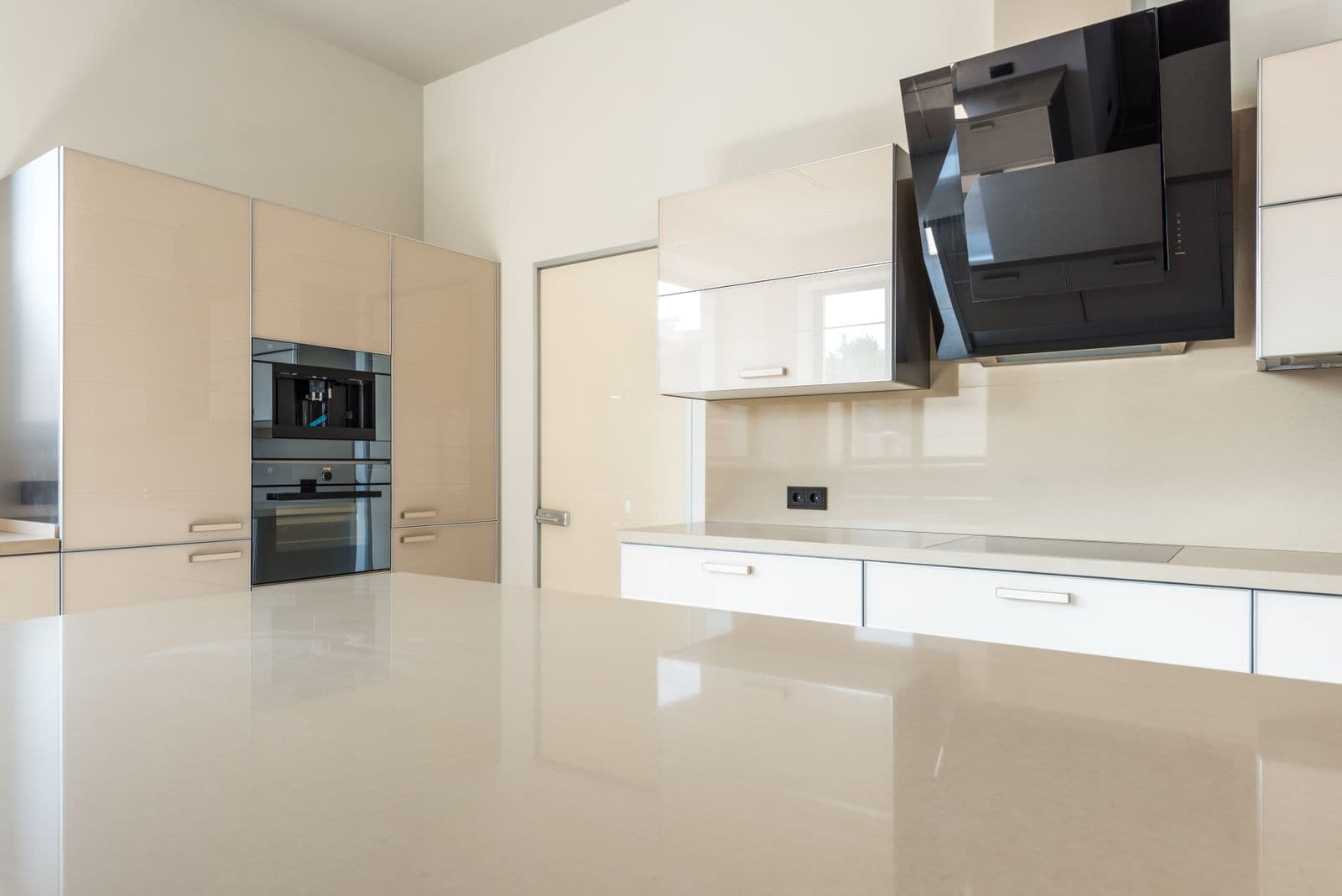 Cocina integrada con isla
